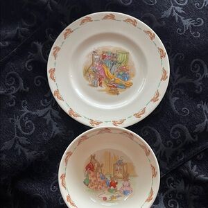 Beatrix Potter children’s plate and bowl